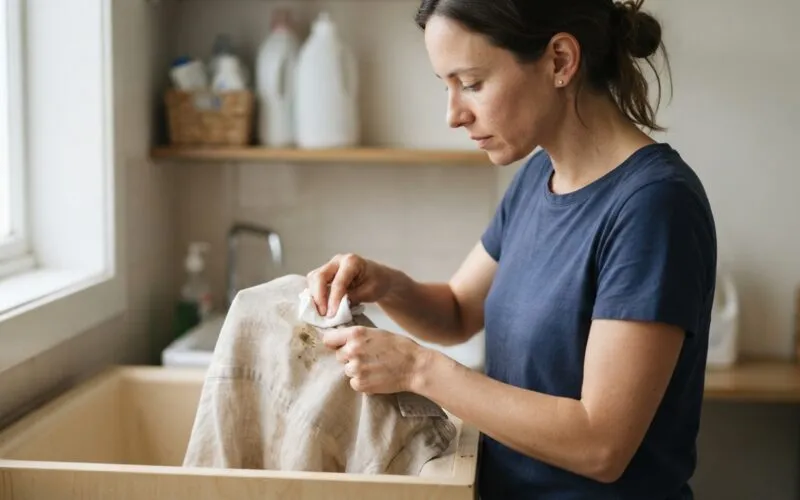 Plamy ze smaru na ubraniach? 5 domowych sposobów