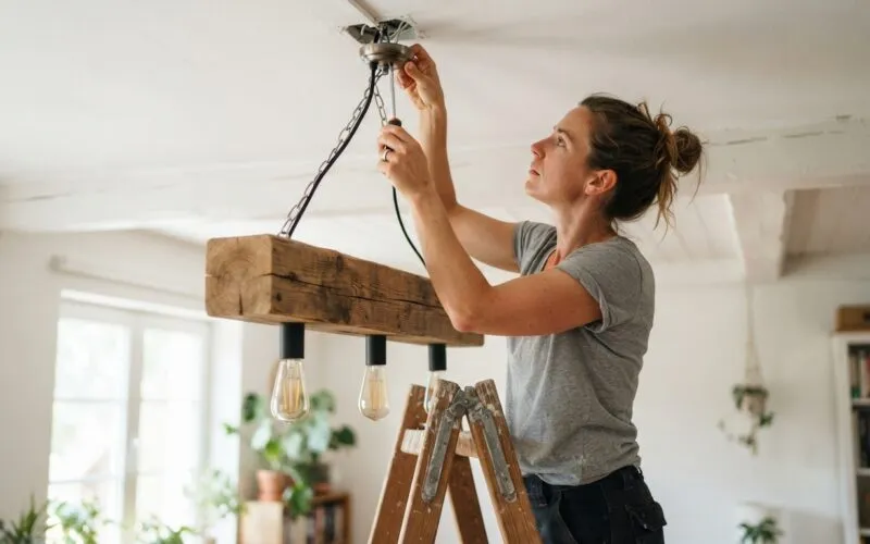 Lampa z Belki DIY - 5 Praktycznych Kroków do Stylowego Oświetlenia