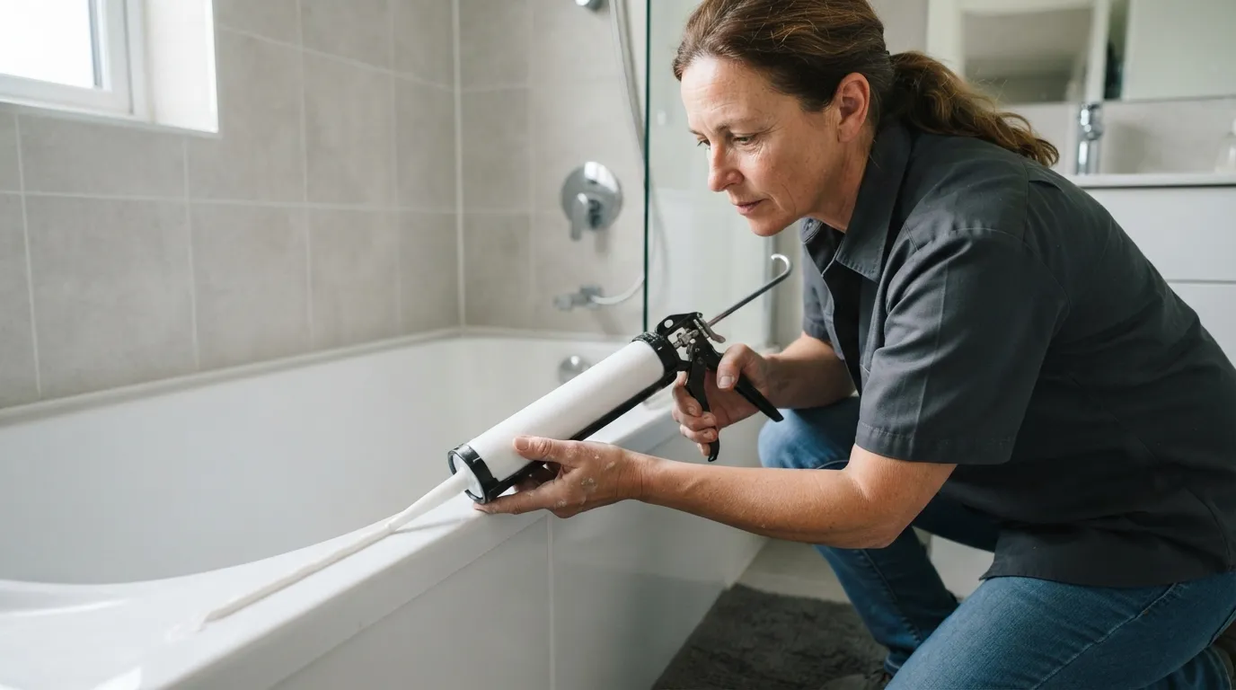 Profesjonalne nakładanie silikonu - idealnie gładkie spoiny