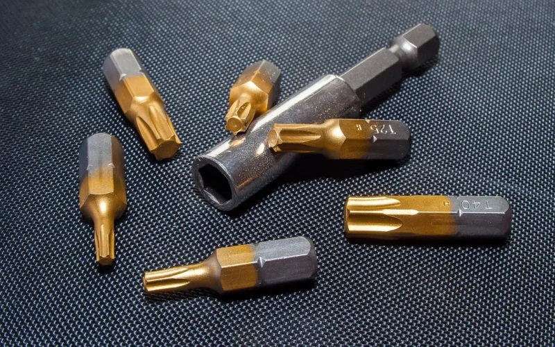 torx, bity, metal, żelazo, narzędzie, śrubokręt, narzędzia, praca